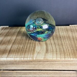 glass bubble paper weight